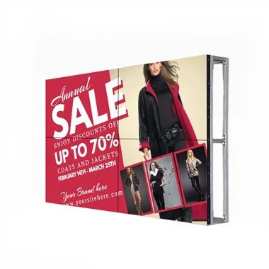 LCD videofilm displeyi